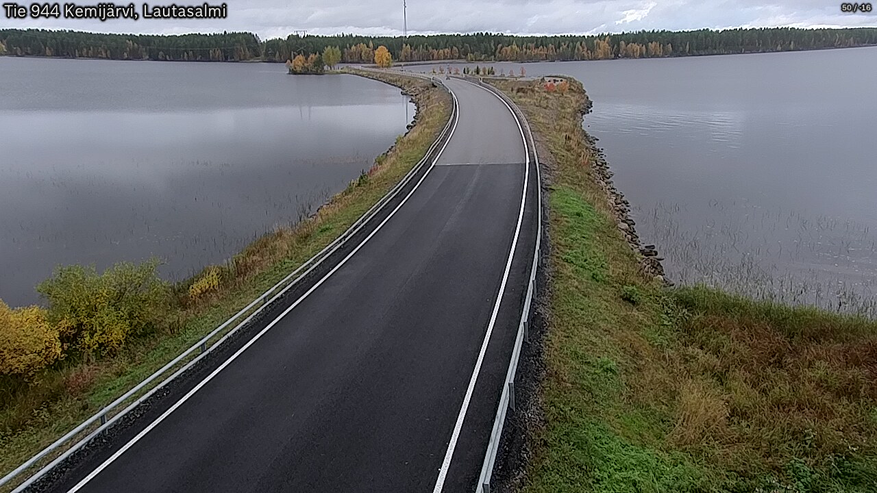 Kelikamerat Kuva Tie 944 Kemijärvi, Lautasalmi, Kemijärvi, Lappi