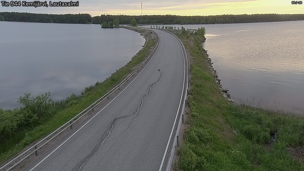 Weather Camera Image Road 944 Kemijärvi, Lautasalmi, Kemijärvi, Lappi