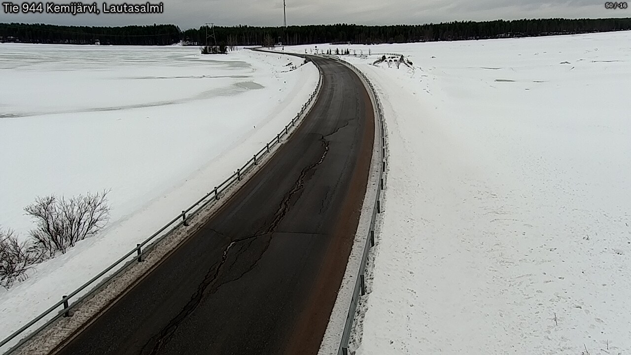 Kelikamerat Kuva Tie 944 Kemijärvi, Lautasalmi, Kemijärvi, Lappi