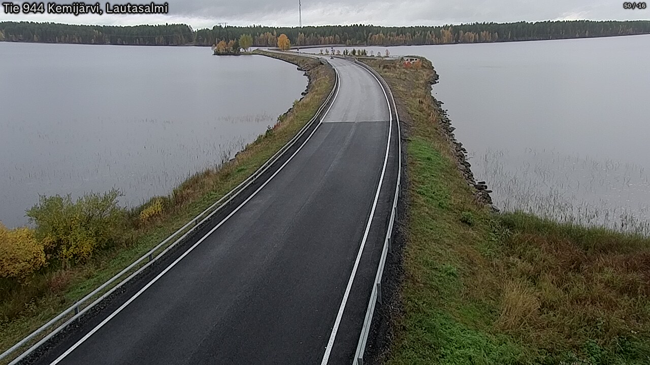 Kelikamerat Kuva Tie 944 Kemijärvi, Lautasalmi, Kemijärvi, Lappi