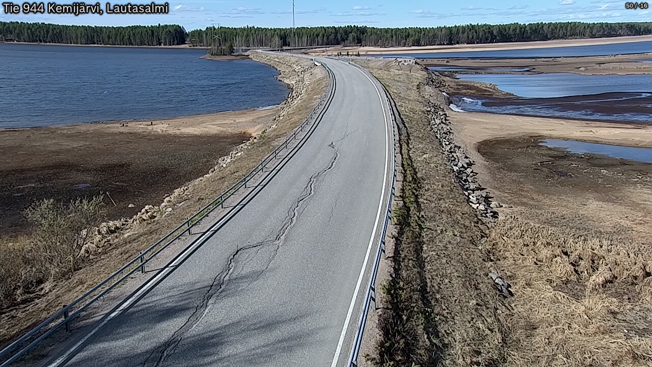 Kelikamerat Kuva Tie 944 Kemijärvi, Lautasalmi, Kemijärvi, Lappi