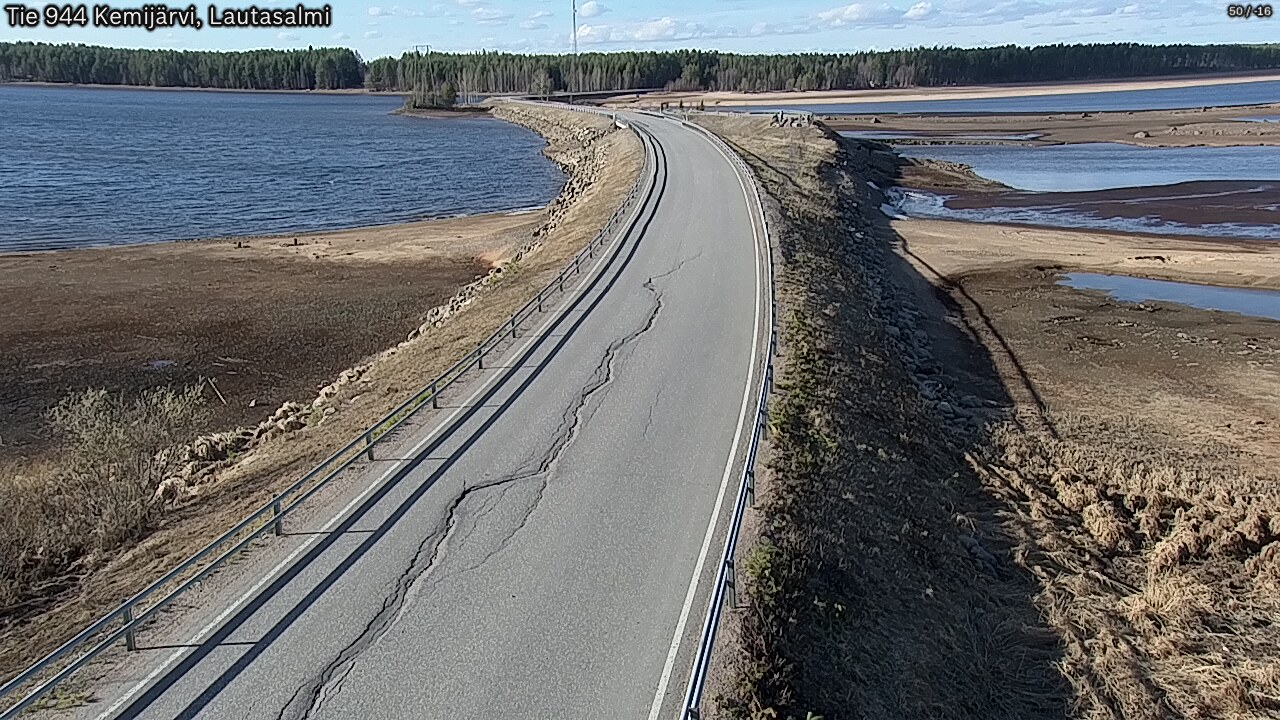 Kelikamerat Kuva Tie 944 Kemijärvi, Lautasalmi, Kemijärvi, Lappi