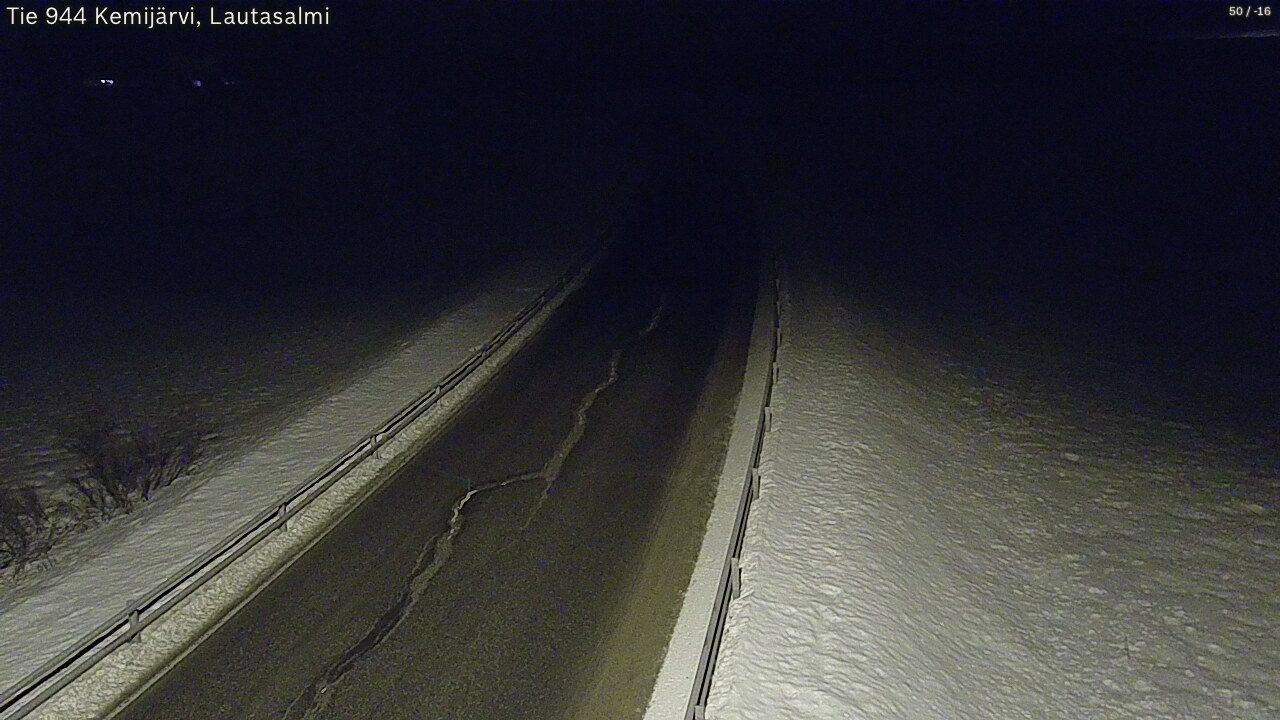 Kelikamerat Kuva Tie 944 Kemijärvi, Lautasalmi, Kemijärvi, Lappi