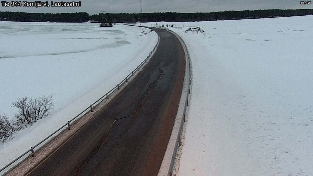 Kelikamerat Kuva Tie 944 Kemijärvi, Lautasalmi, Kemijärvi, Lappi