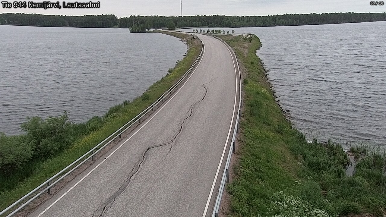 Kelikamerat Kuva Tie 944 Kemijärvi, Lautasalmi, Kemijärvi, Lappi
