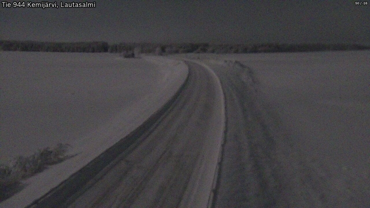 Kelikamerat Kuva Tie 944 Kemijärvi, Lautasalmi, Kemijärvi, Lappi