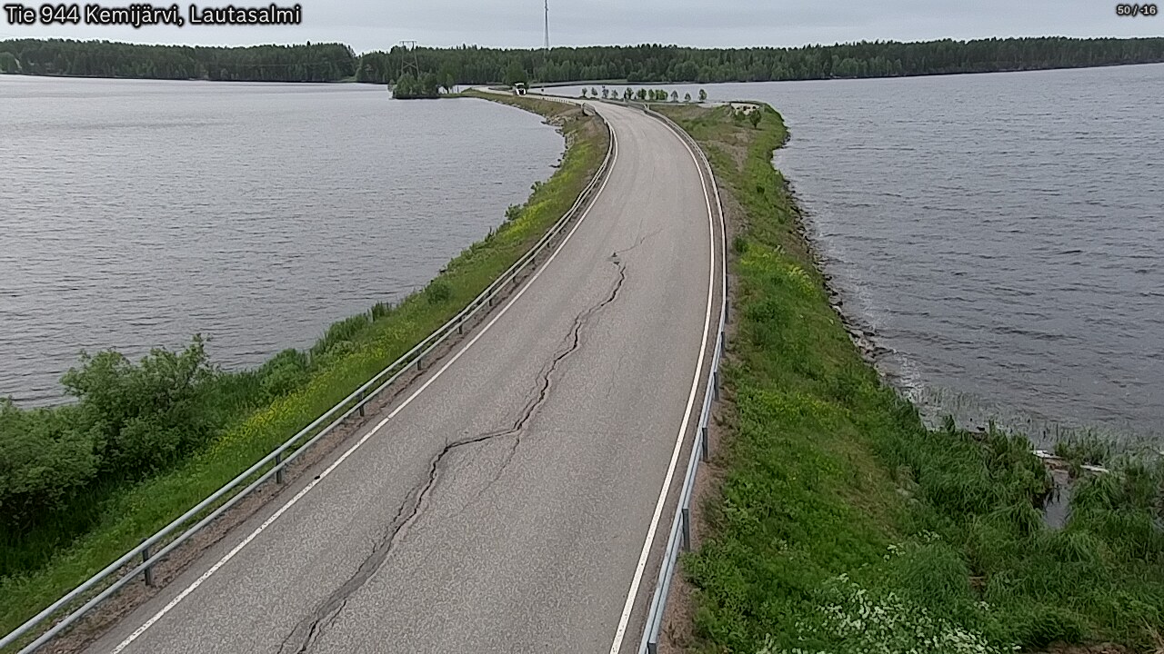 Kelikamerat Kuva Tie 944 Kemijärvi, Lautasalmi, Kemijärvi, Lappi