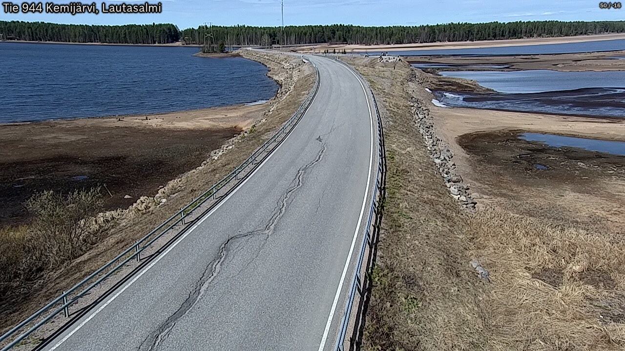 Kelikamerat Kuva Tie 944 Kemijärvi, Lautasalmi, Kemijärvi, Lappi