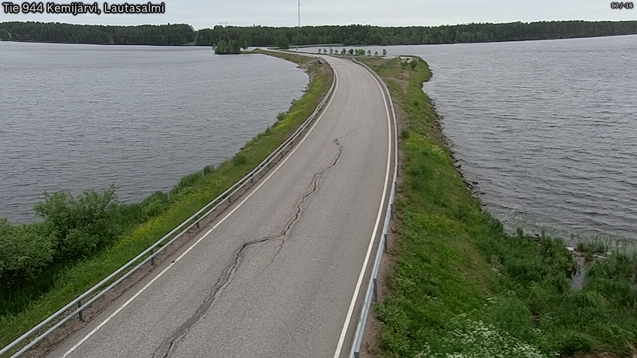 Kelikamerat Kuva Tie 944 Kemijärvi, Lautasalmi, Kemijärvi, Lappi
