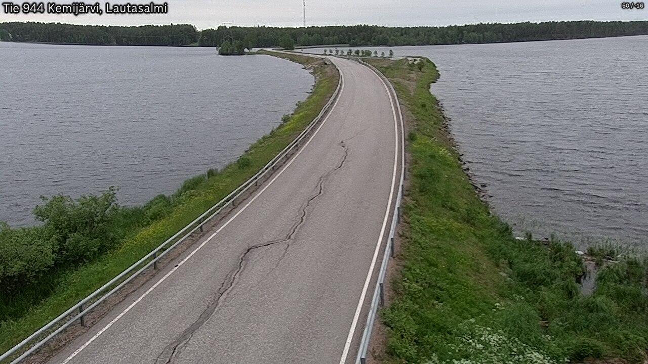 Kelikamerat Kuva Tie 944 Kemijärvi, Lautasalmi, Kemijärvi, Lappi