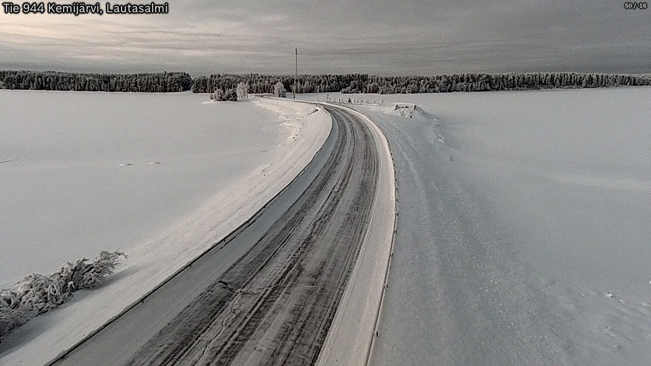 Kelikamerat Kuva Tie 944 Kemijärvi, Lautasalmi, Kemijärvi, Lappi