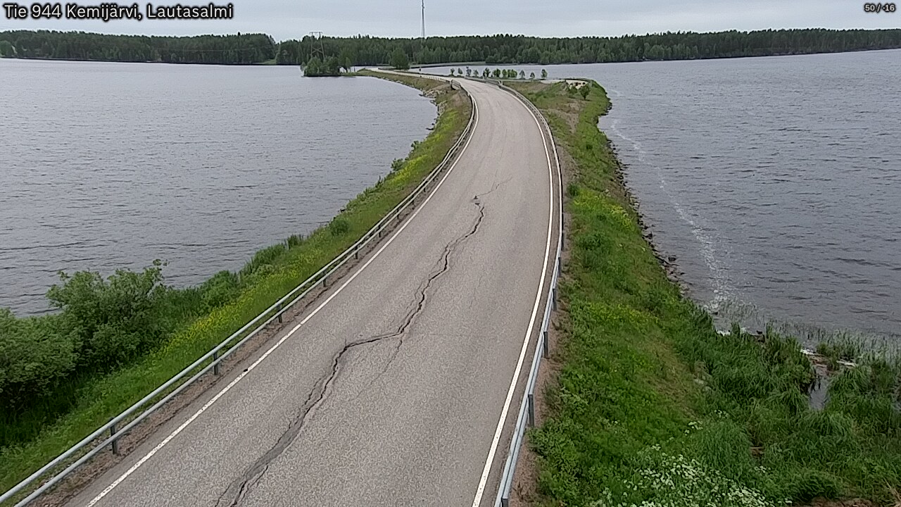 Kelikamerat Kuva Tie 944 Kemijärvi, Lautasalmi, Kemijärvi, Lappi