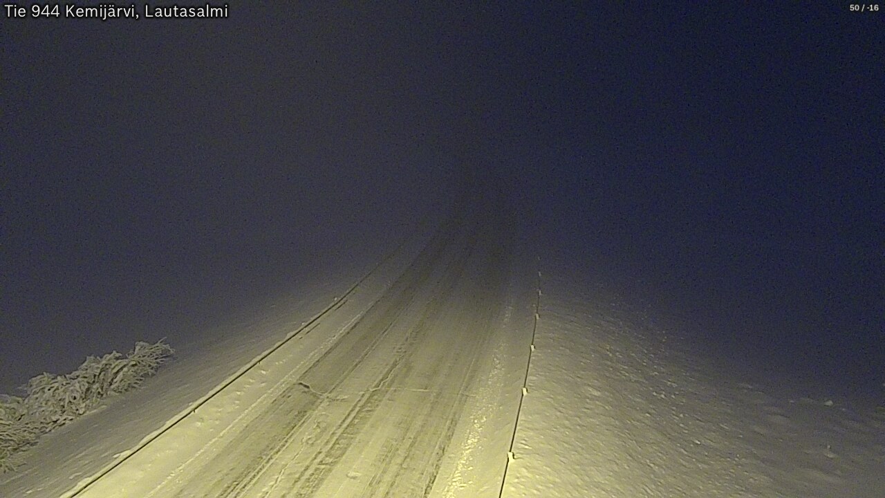 Kelikamerat Kuva Tie 944 Kemijärvi, Lautasalmi, Kemijärvi, Lappi