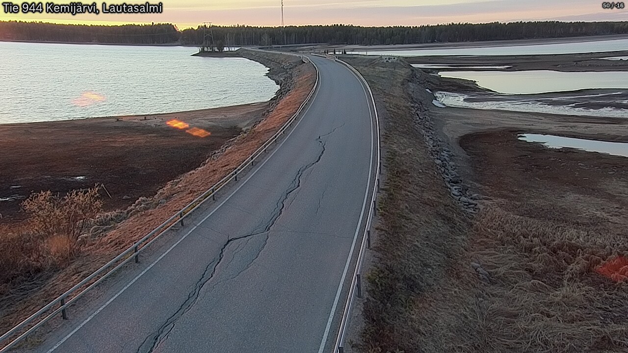 Kelikamerat Kuva Tie 944 Kemijärvi, Lautasalmi, Kemijärvi, Lappi