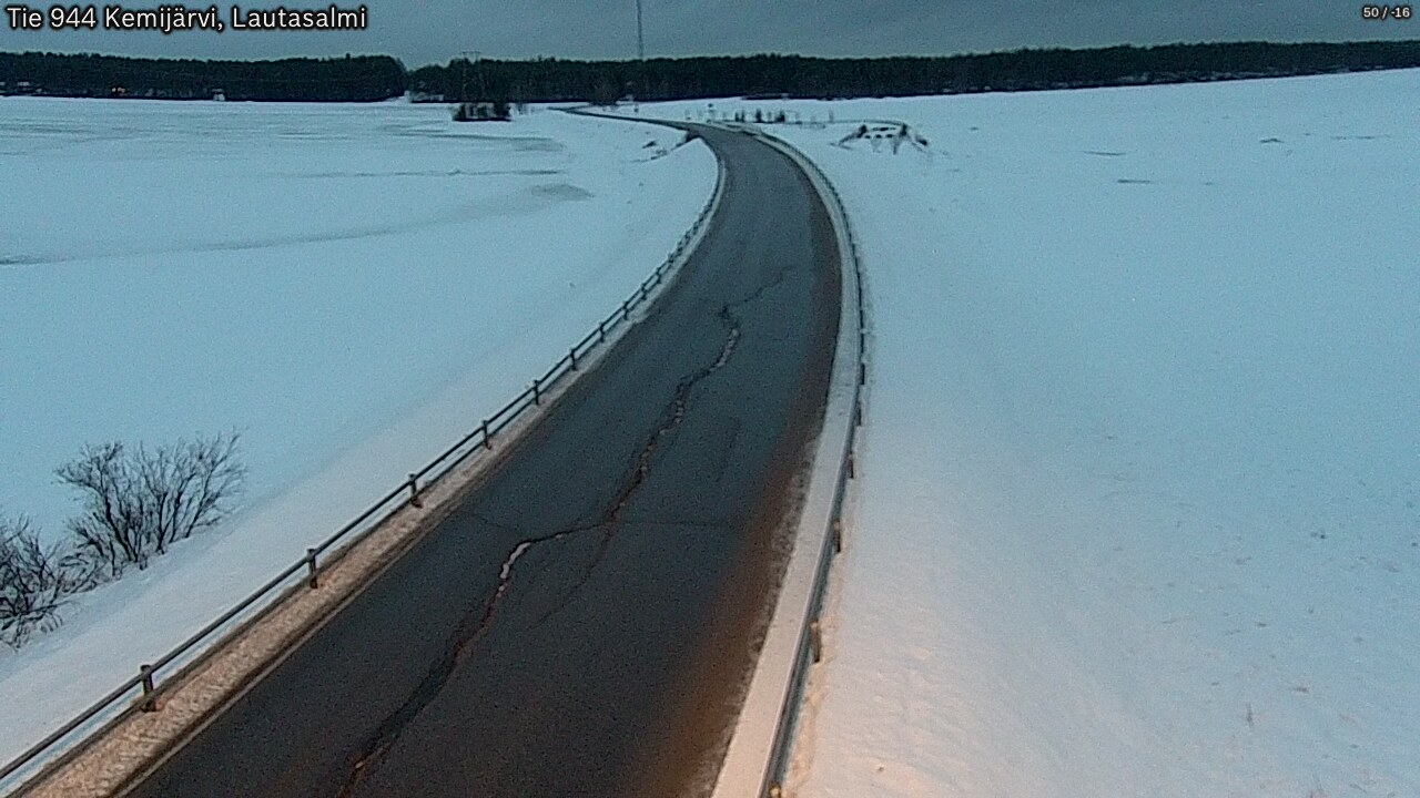 Kelikamerat Kuva Tie 944 Kemijärvi, Lautasalmi, Kemijärvi, Lappi