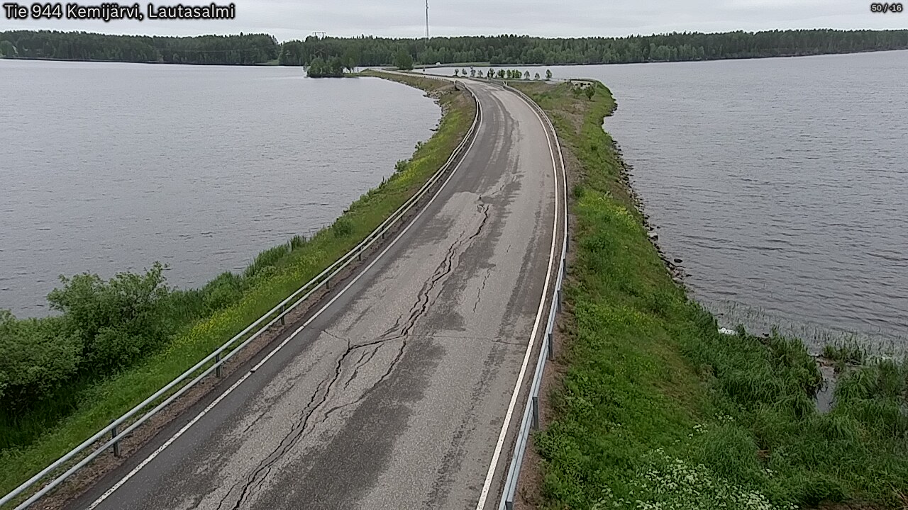 Kelikamerat Kuva Tie 944 Kemijärvi, Lautasalmi, Kemijärvi, Lappi