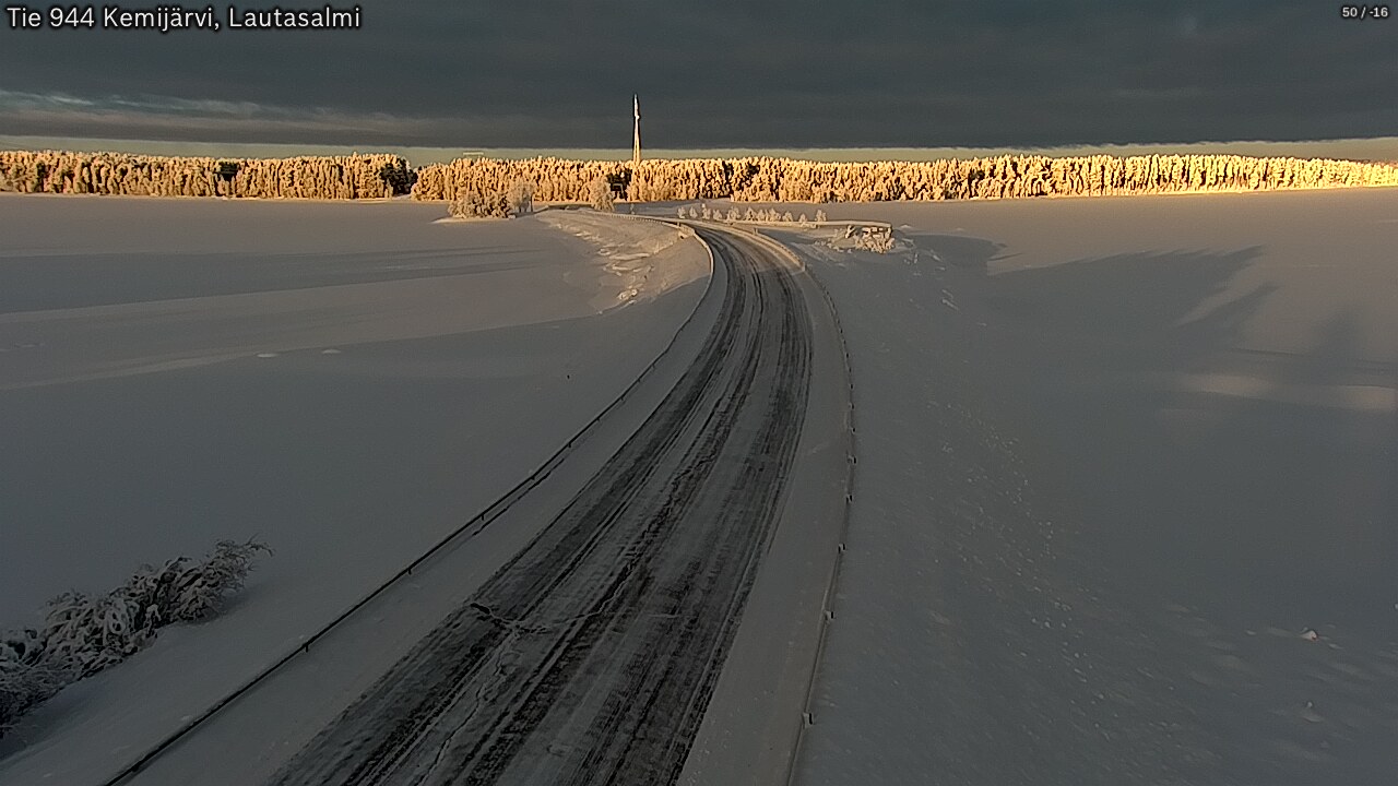 Kelikamerat Kuva Tie 944 Kemijärvi, Lautasalmi, Kemijärvi, Lappi