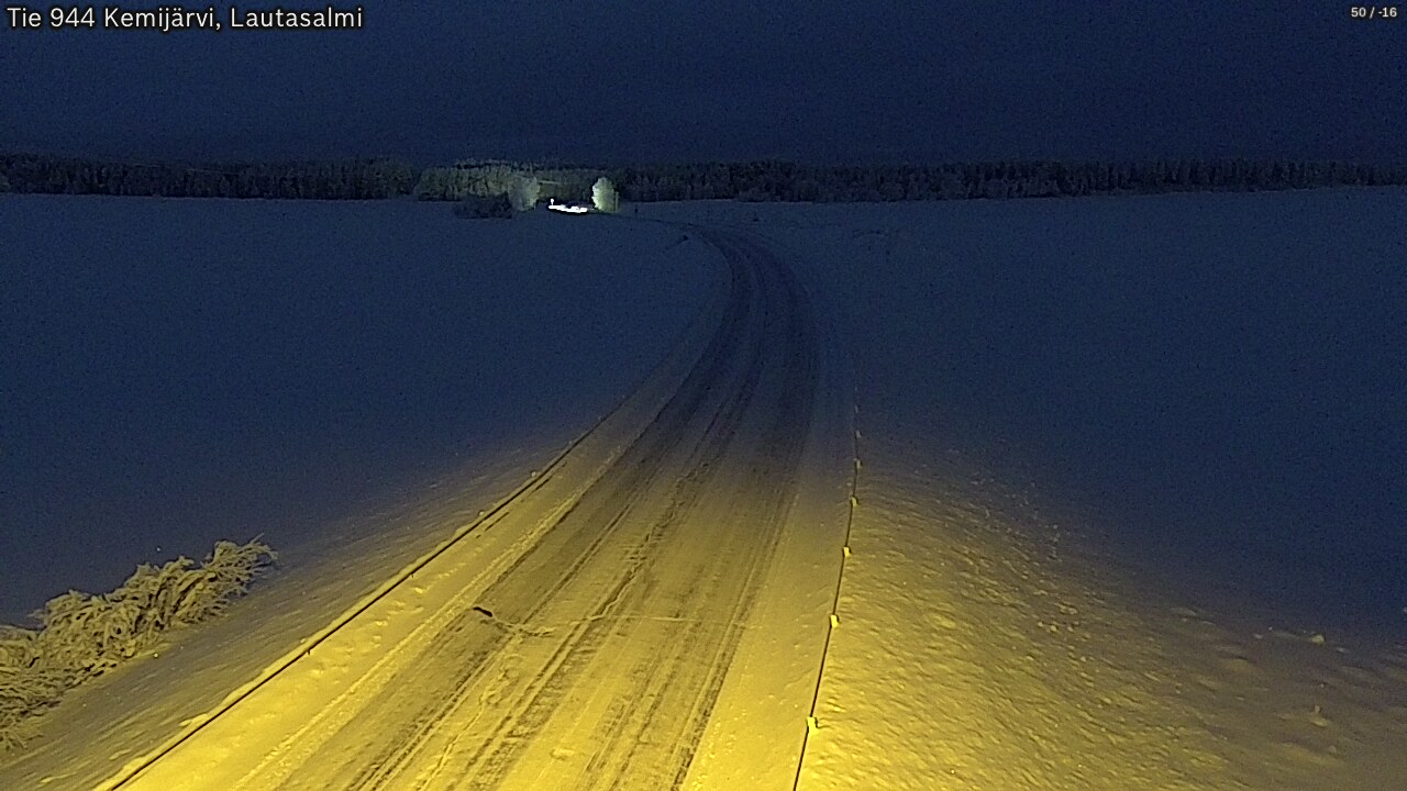 Kelikamerat Kuva Tie 944 Kemijärvi, Lautasalmi, Kemijärvi, Lappi