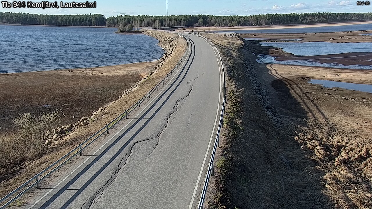 Kelikamerat Kuva Tie 944 Kemijärvi, Lautasalmi, Kemijärvi, Lappi