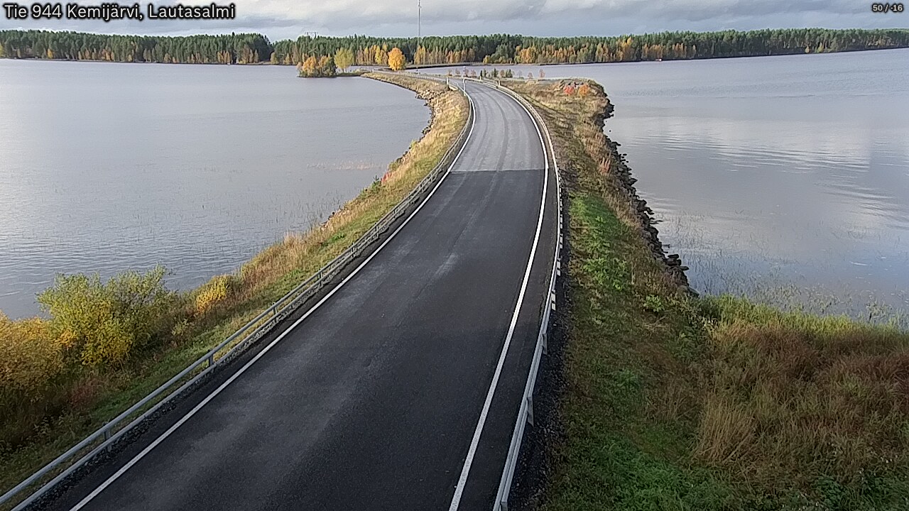 Kelikamerat Kuva Tie 944 Kemijärvi, Lautasalmi, Kemijärvi, Lappi