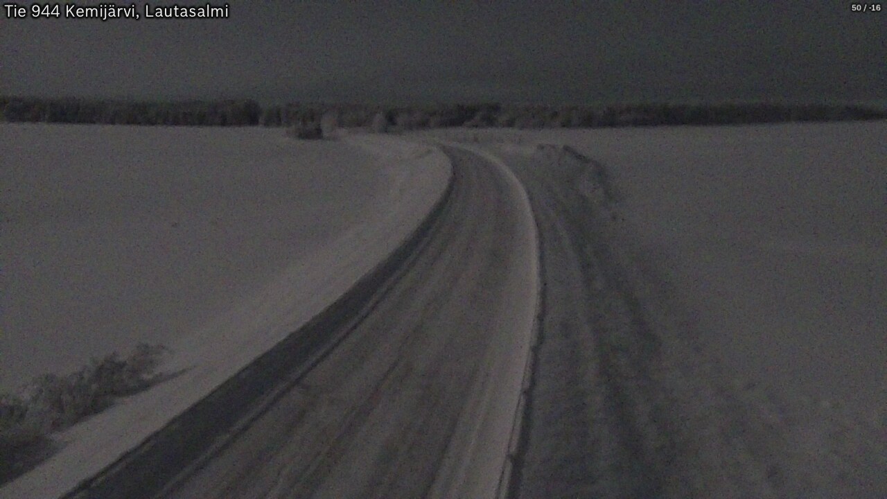 Kelikamerat Kuva Tie 944 Kemijärvi, Lautasalmi, Kemijärvi, Lappi