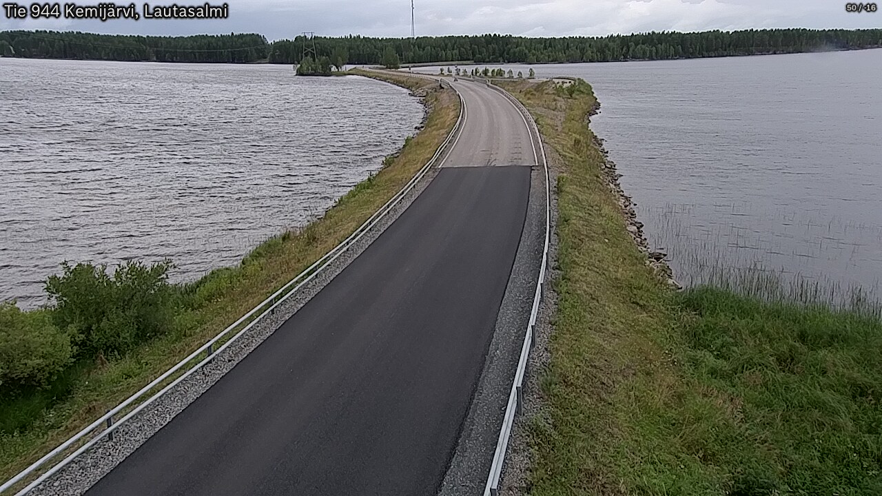 Kelikamerat Kuva Tie 944 Kemijärvi, Lautasalmi, Kemijärvi, Lappi