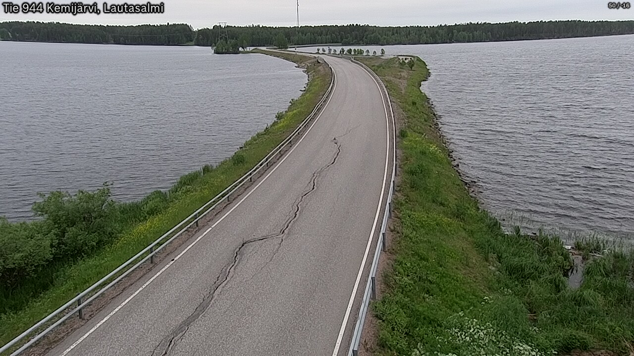 Kelikamerat Kuva Tie 944 Kemijärvi, Lautasalmi, Kemijärvi, Lappi