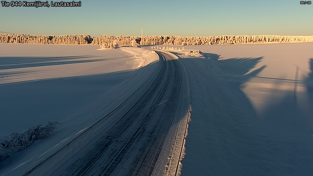 Kelikamerat Kuva Tie 944 Kemijärvi, Lautasalmi, Kemijärvi, Lappi