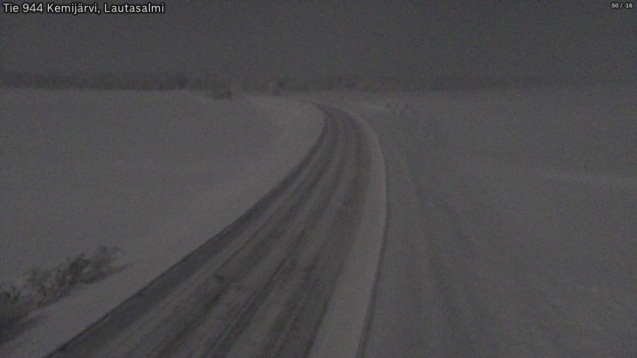Kelikamerat Kuva Tie 944 Kemijärvi, Lautasalmi, Kemijärvi, Lappi