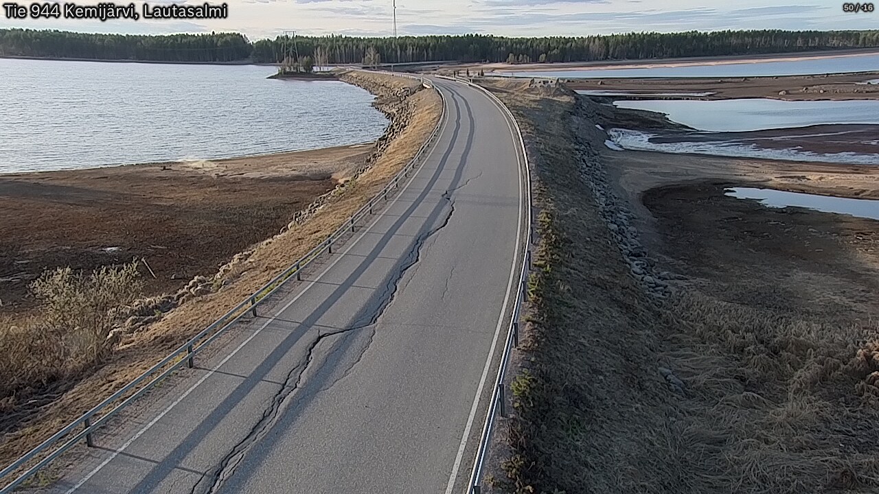 Kelikamerat Kuva Tie 944 Kemijärvi, Lautasalmi, Kemijärvi, Lappi