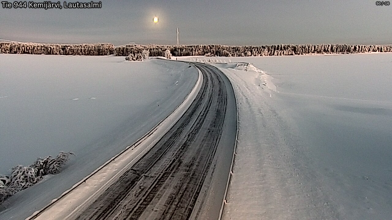 Kelikamerat Kuva Tie 944 Kemijärvi, Lautasalmi, Kemijärvi, Lappi