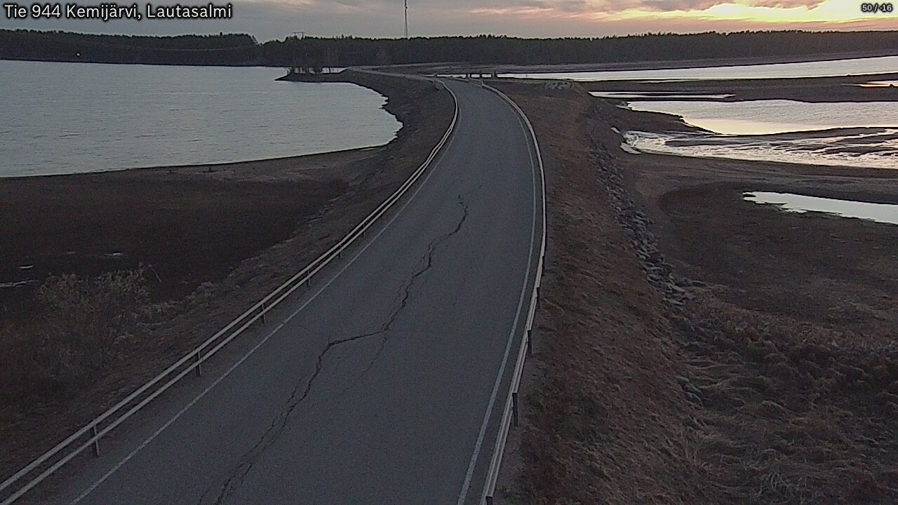 Kelikamerat Kuva Tie 944 Kemijärvi, Lautasalmi, Kemijärvi, Lappi