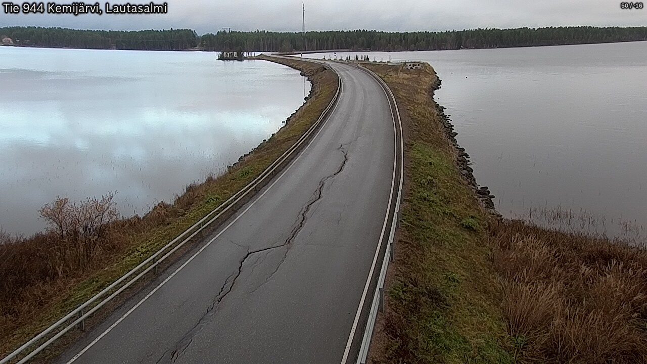 Kelikamerat Kuva Tie 944 Kemijärvi, Lautasalmi, Kemijärvi, Lappi