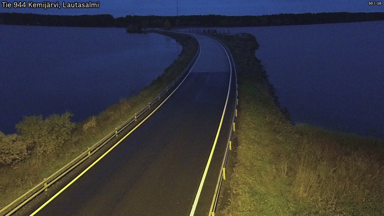 Kelikamerat Kuva Tie 944 Kemijärvi, Lautasalmi, Kemijärvi, Lappi
