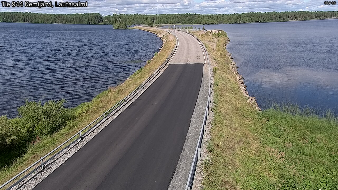 Weather Camera Image Väg 944 Kemijärvi, Lautasalmi, Kemijärvi, Lappi