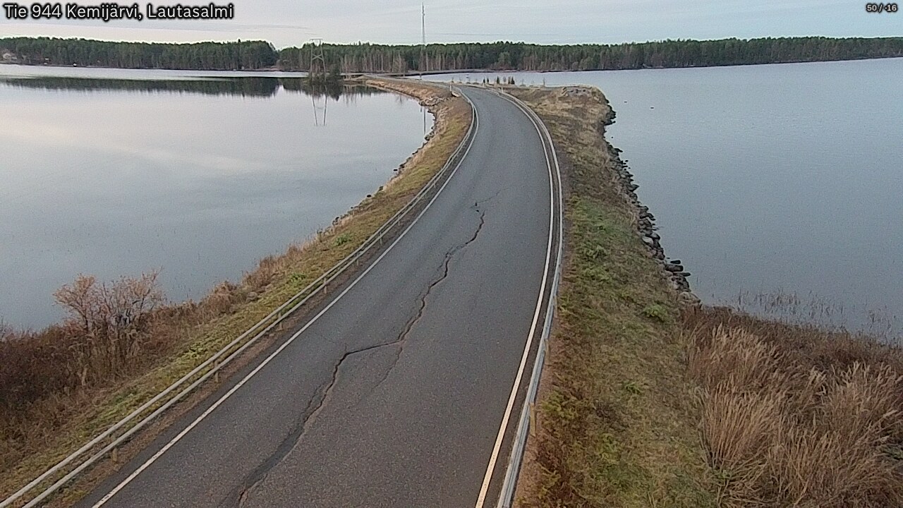 Kelikamerat Kuva Tie 944 Kemijärvi, Lautasalmi, Kemijärvi, Lappi