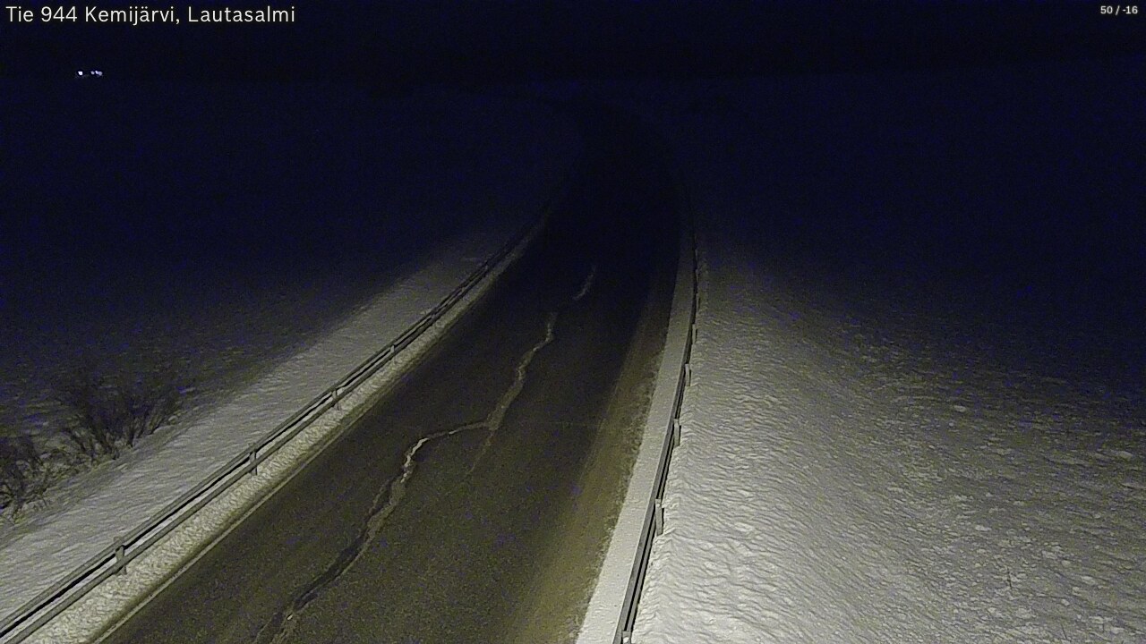 Kelikamerat Kuva Tie 944 Kemijärvi, Lautasalmi, Kemijärvi, Lappi