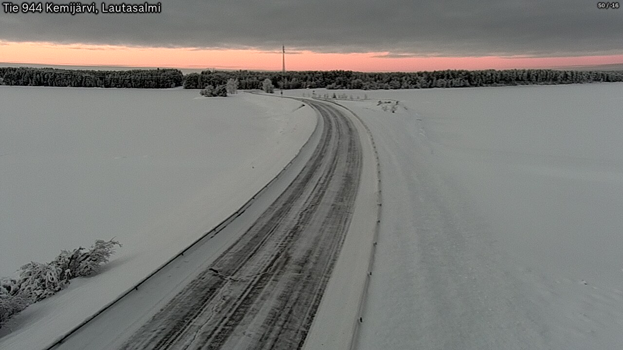 Kelikamerat Kuva Tie 944 Kemijärvi, Lautasalmi, Kemijärvi, Lappi