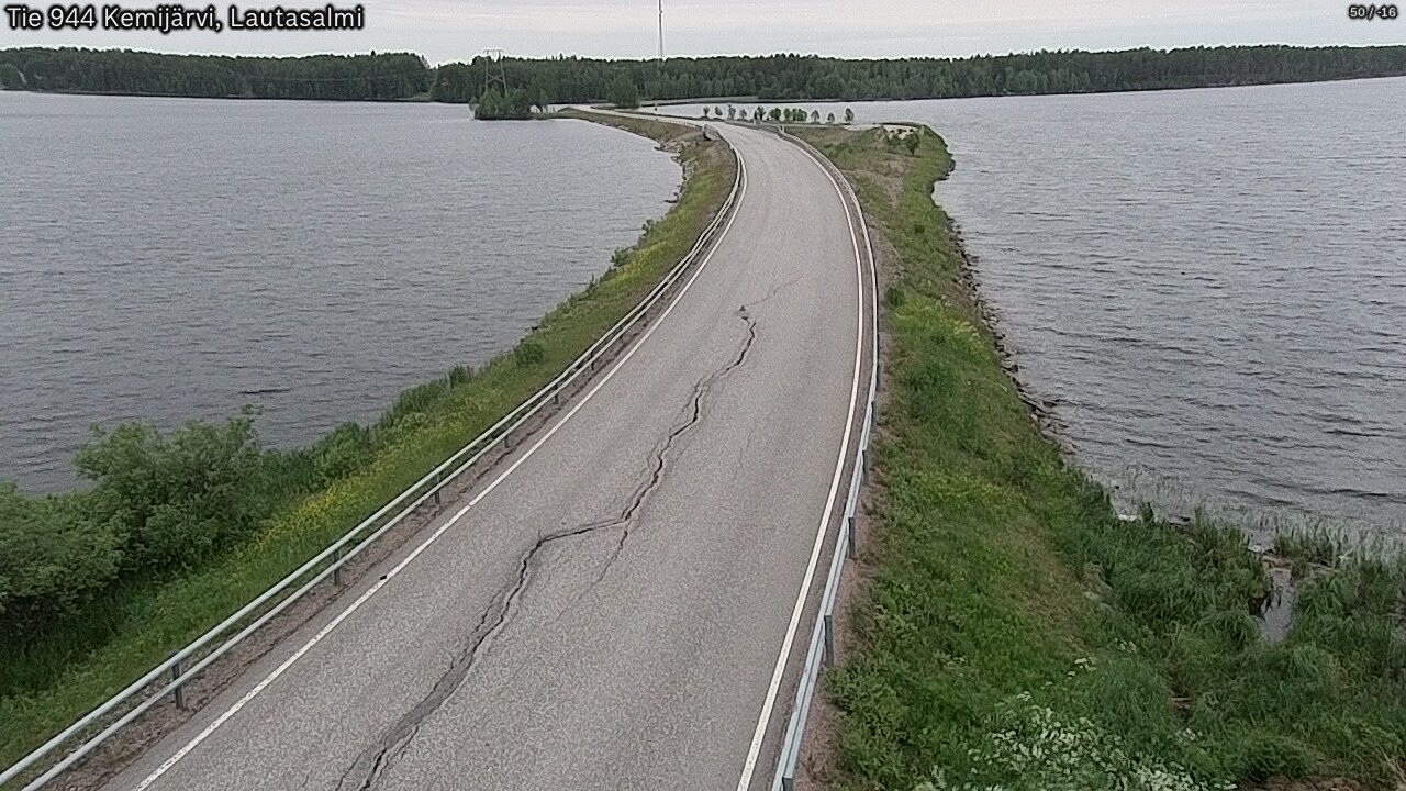 Kelikamerat Kuva Tie 944 Kemijärvi, Lautasalmi, Kemijärvi, Lappi