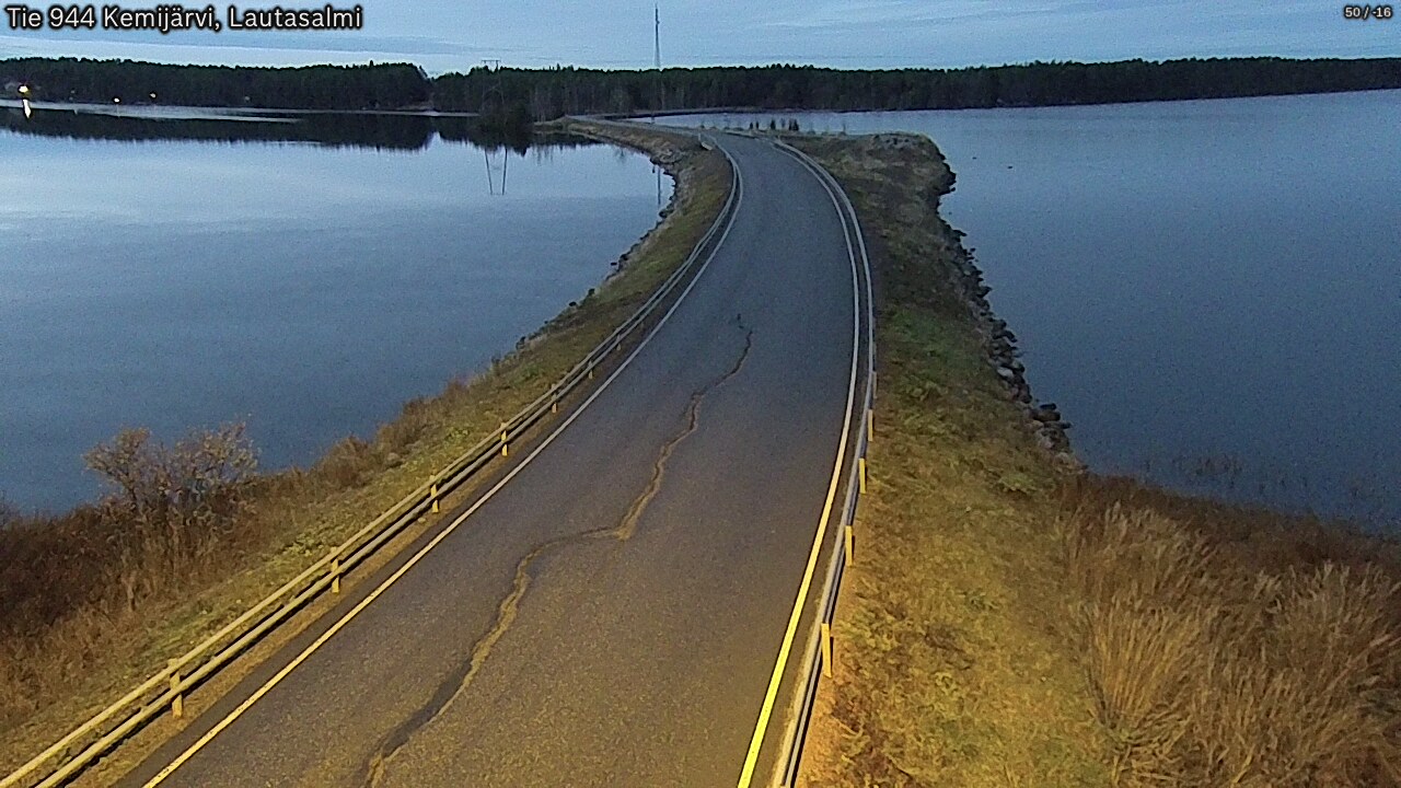 Kelikamerat Kuva Tie 944 Kemijärvi, Lautasalmi, Kemijärvi, Lappi