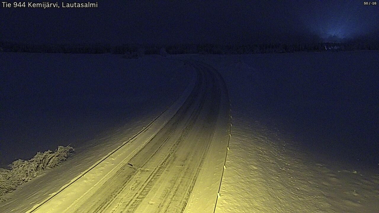 Kelikamerat Kuva Tie 944 Kemijärvi, Lautasalmi, Kemijärvi, Lappi