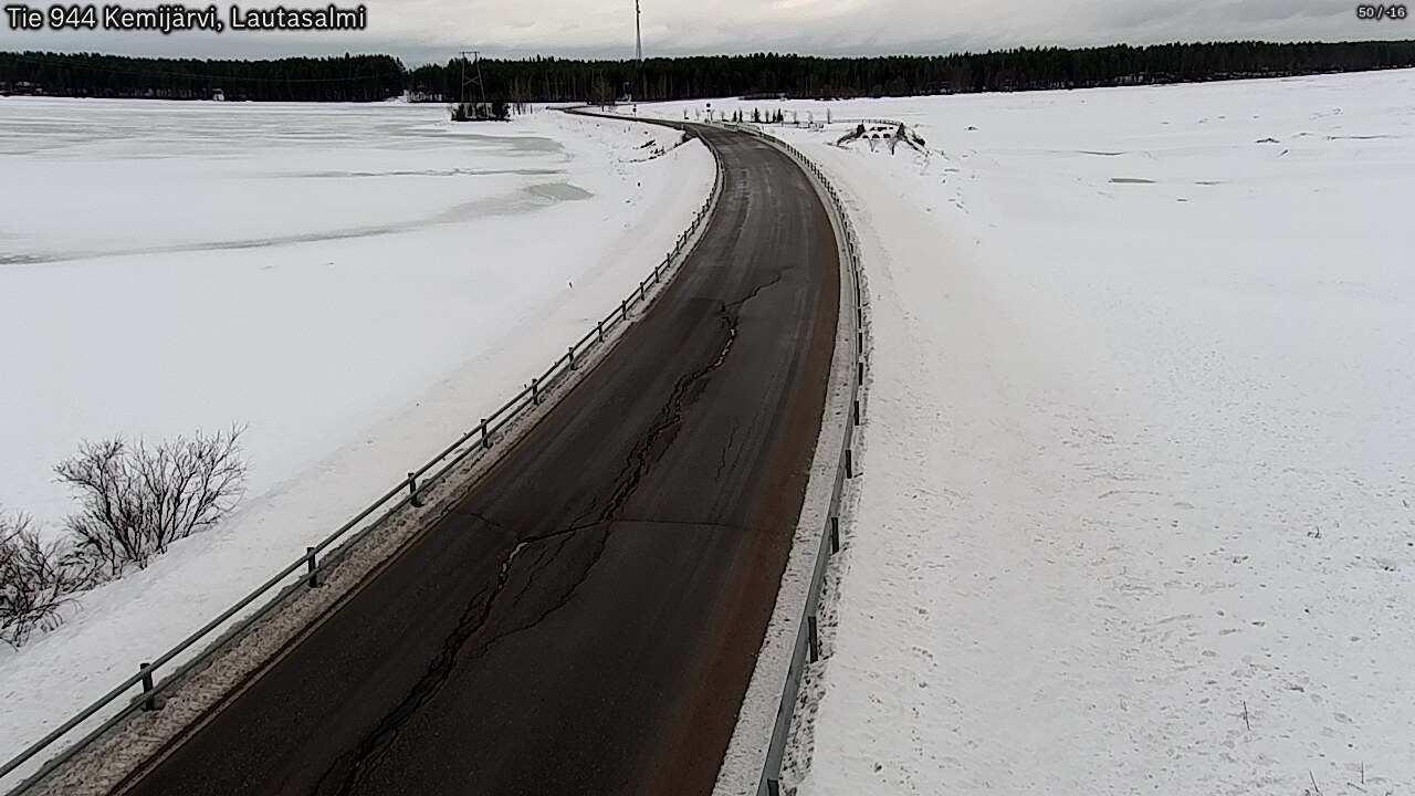 Kelikamerat Kuva Tie 944 Kemijärvi, Lautasalmi, Kemijärvi, Lappi