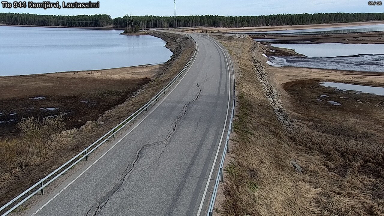 Kelikamerat Kuva Tie 944 Kemijärvi, Lautasalmi, Kemijärvi, Lappi