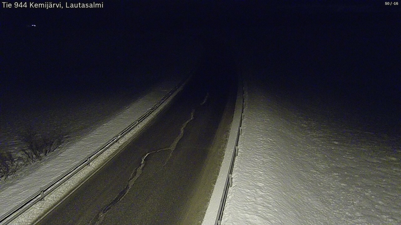 Kelikamerat Kuva Tie 944 Kemijärvi, Lautasalmi, Kemijärvi, Lappi