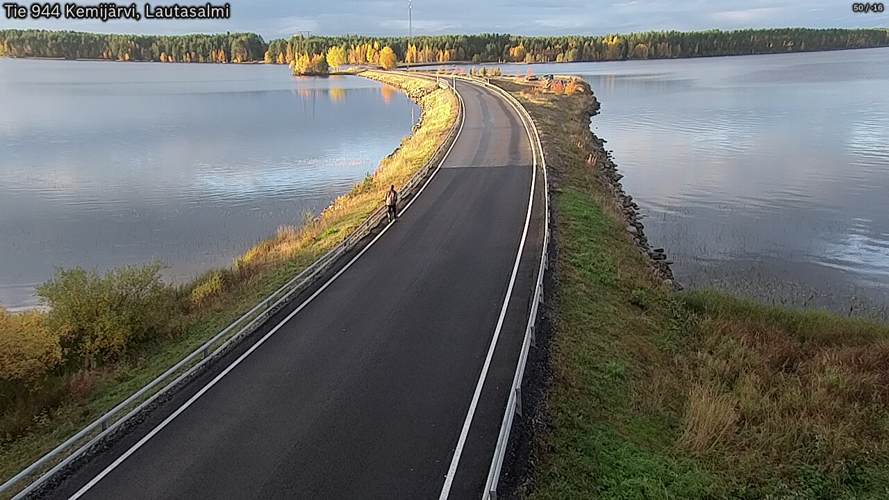 Kelikamerat Kuva Tie 944 Kemijärvi, Lautasalmi, Kemijärvi, Lappi