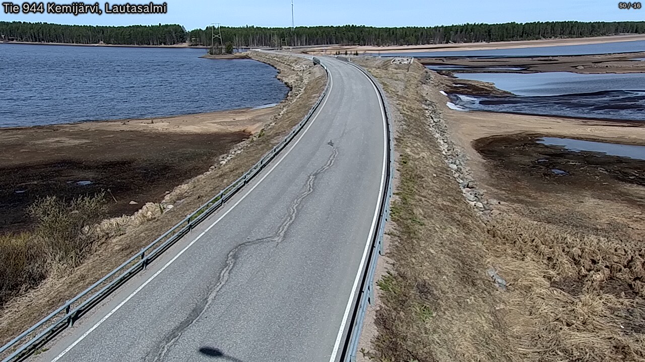 Kelikamerat Kuva Tie 944 Kemijärvi, Lautasalmi, Kemijärvi, Lappi