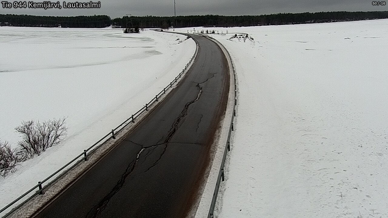 Kelikamerat Kuva Tie 944 Kemijärvi, Lautasalmi, Kemijärvi, Lappi