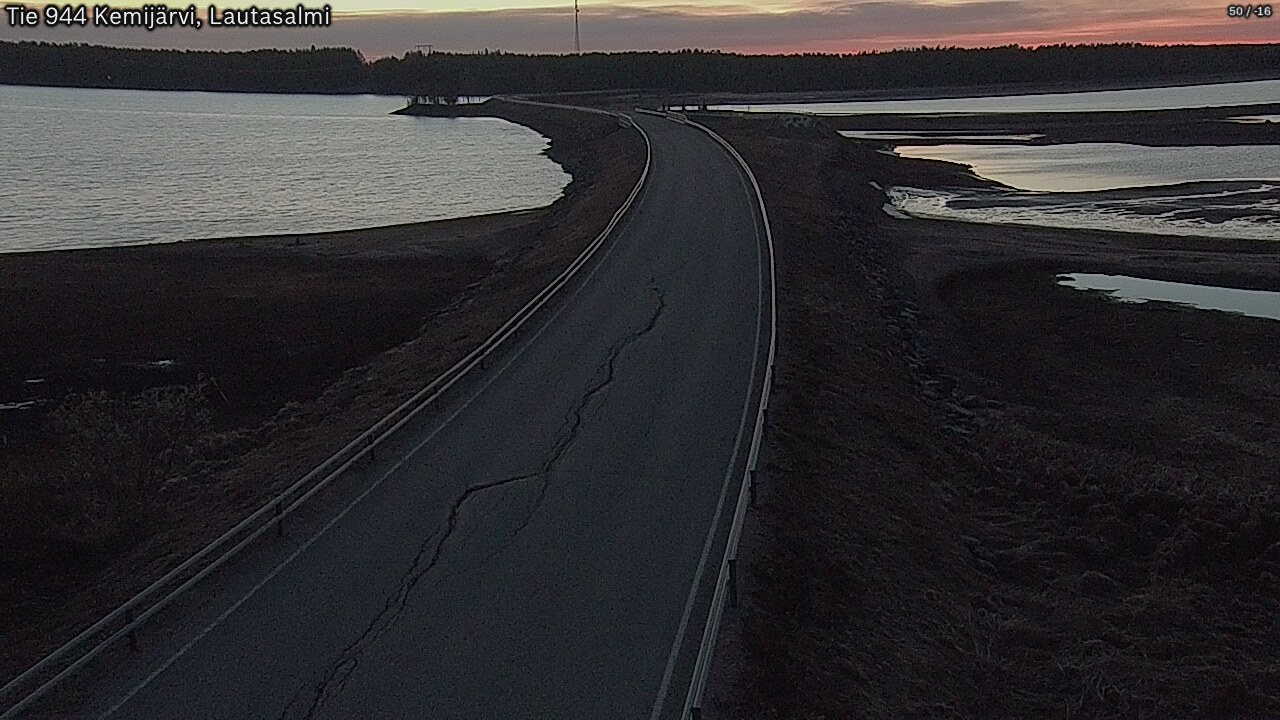 Kelikamerat Kuva Tie 944 Kemijärvi, Lautasalmi, Kemijärvi, Lappi