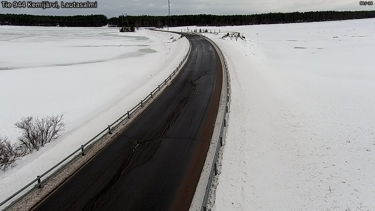 Kelikamerat Kuva Tie 944 Kemijärvi, Lautasalmi, Kemijärvi, Lappi