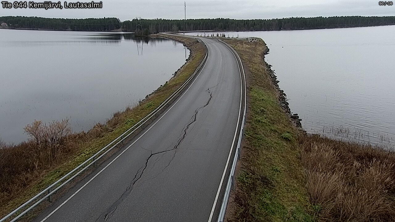 Weather Camera Image Road 944 Kemijärvi, Lautasalmi, Kemijärvi, Lappi